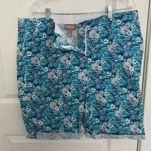 Chico’s Blue Hawaiian Shorts